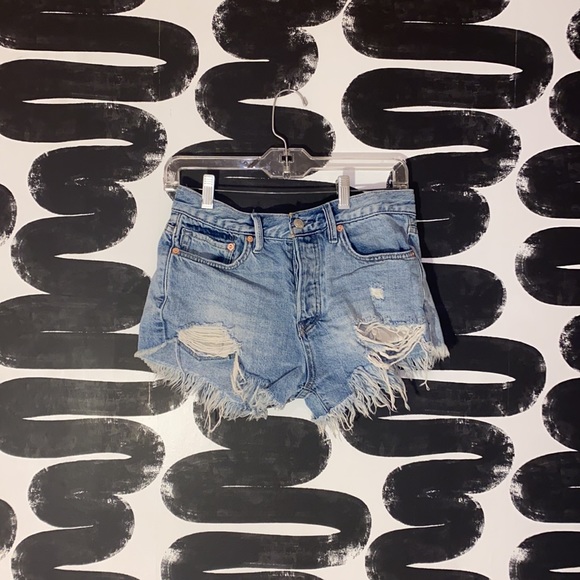 Ripped Jean Shorts - Picture 3 of 3